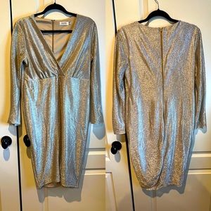 Silver Maternity Dress